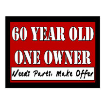 60 Year Old, One Owner - Needs Parts, Make Offer Postcards