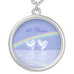 60th Anniversary Diamond Hearts Custom Necklace