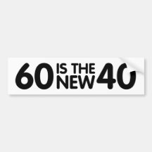 60th birthday bumper sticker