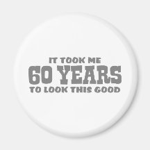 60th Birthday Magnets