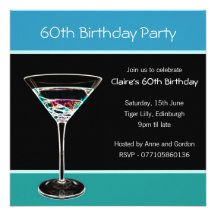 60th Birthday Party Invitation