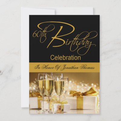 60th Birthday Party Invitations on 60th Birthday Party Personalised Invitation   Zazzle Com Au
