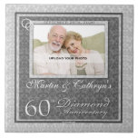 60th Diamond Anniversary Photo Tile