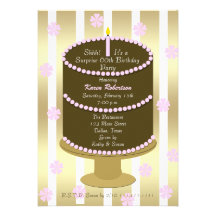 60th Surprise Birthday Party Invitation