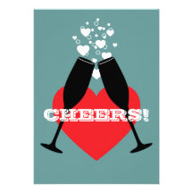 60th Wedding Anniversary Invitation - Cheers!