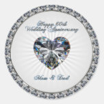 60th Wedding Anniversary Sticker