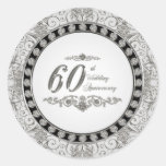 60th Wedding Anniversary Stickers