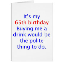 65 buy me a drink cards