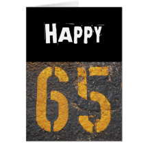 65th Birthday-Card
