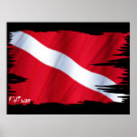6ft. Tattered DiveFlag Poster