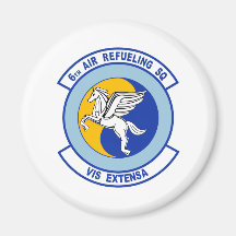 6th Air Refeueling Squadron Magnets