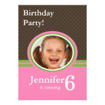 6th Birthday Party Invitations