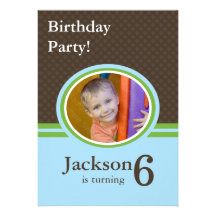 6th Birthday Party Invitations
