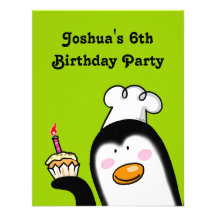 6th birthday party personalised personalised announcements
