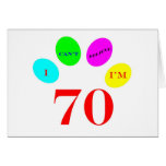 70 Balloons Greeting Cards
