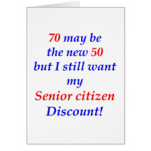 70 Senior Citizen Card