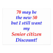 70 Senior Citizen Post Cards
