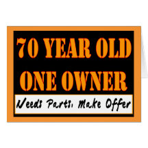 70 Year Old, One Owner - Needs Parts, Make Offer Cards