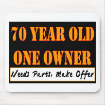 70 Year Old, One Owner - Needs Parts, Make Offer Mousemats