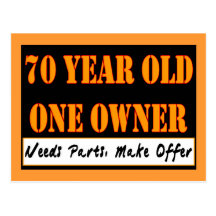 70 Year Old, One Owner - Needs Parts, Make Offer Post Card