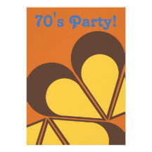 70's Party Invitation