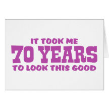 70th Birthday Greeting Cards