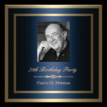 70th Birthday Invitation - Photo invitations