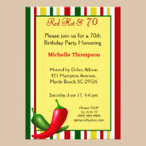 70th  Birthday Invitations invitations