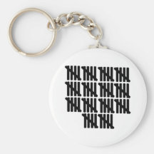 70th birthday keychain