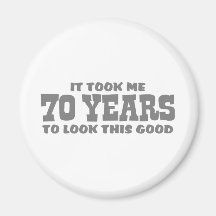 70th Birthday Magnet