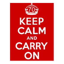 70th Birthday Postcard