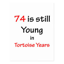 74 Tortoise Years Post Card