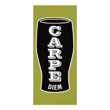 75th Birthday Party Invitation Carpe Diem Cheers