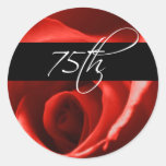 75th Wedding Anniversary And Event Envelope Seal stickers