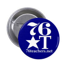 76Teachers Button Blue
