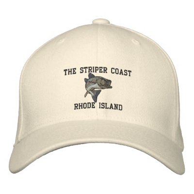 79_1, The Striper Coast, RHODE ISLAND Embroidered Baseball Caps 79_1, The Striper Coast, RHODE ISLAND Embroidered Baseball Caps