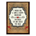 7 Words For A Long and Happy Marriage Greeting Cards