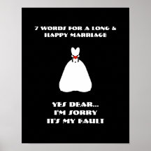7 Words To A Long And Happy Marriage - Poster