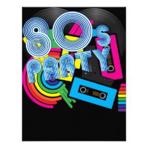 80 Retro Party Invite