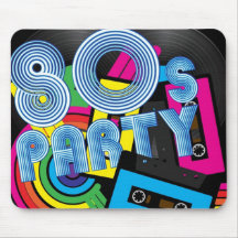 80 Retro Party Mousepad