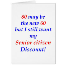 80 Senior Citizen Greeting Cards