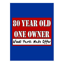 80 Year Old, One Owner - Needs Parts, Make Offer Post Card