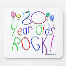 80 Year Olds Rock ! Mousepad