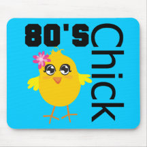 80's Chick Mouse Mat