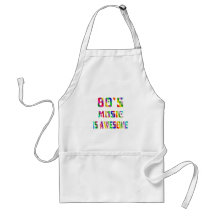 80s Music Aprons