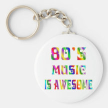 80s Music Keychains