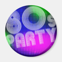 80s Party Fridge Magnets