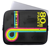 80s party laptop sleeves