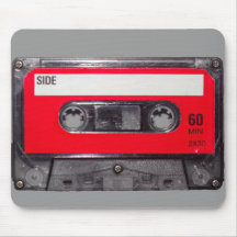 80's Red Label Cassette Mouse Pad