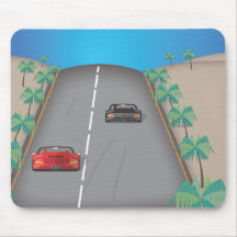 80s Retro Arcade Race Mousepads